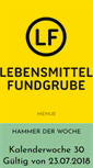 Mobile Screenshot of lebensmittel-fundgrube.de
